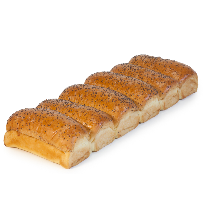 6" x 8 Brioche Poppy Pan Rolls