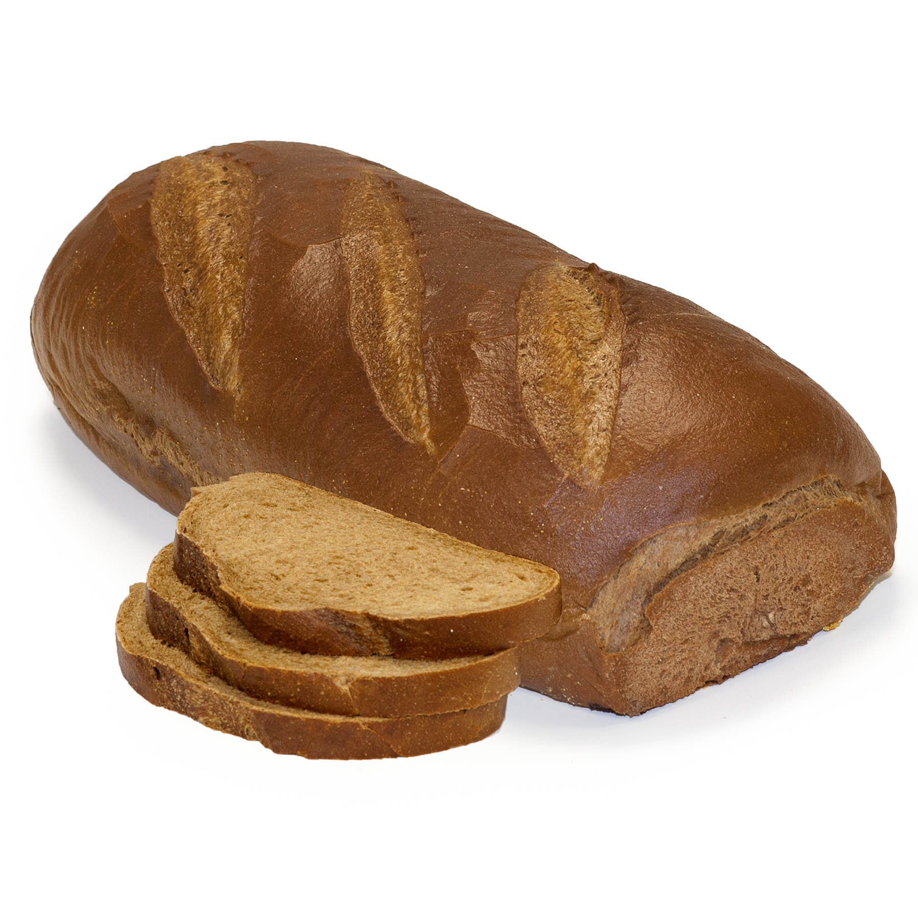 Dark Rye Oval Thick Slice