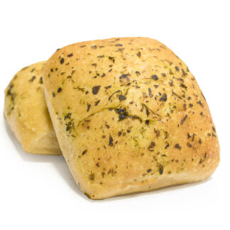 4x4 Fresh Herb Focaccia Sliced