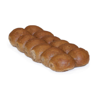 Dark Rye Dinner Roll Cluster